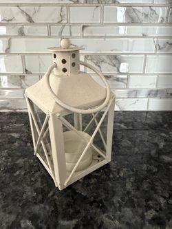White decorative lanterns