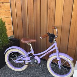 Purple Kids Bike 