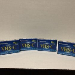 Panasonic VHS-C 90 Min TC-30 Video Cassette