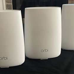 Netgear Orbi WiFi Extender Router (RBR50) & 2 Satellites (RBS50)