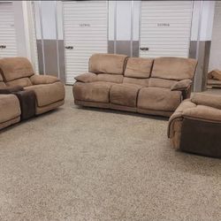Recliner Sofa Set 