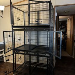 3 Story Dog cage Can Hold 3 Medium Dogs Or 6 Littles