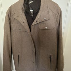 Michael Kors Men’s Wool Coat Jacket Size XL-T