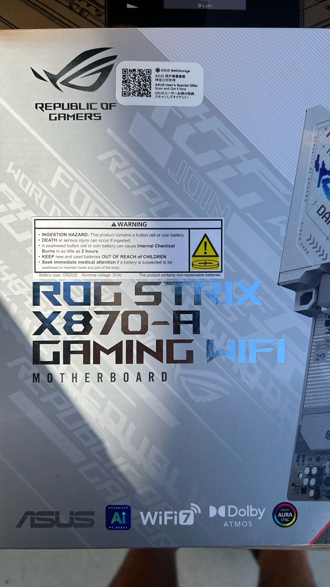 ROG STRIX X870-A Motherboard