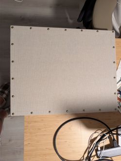 Linen bulletin board