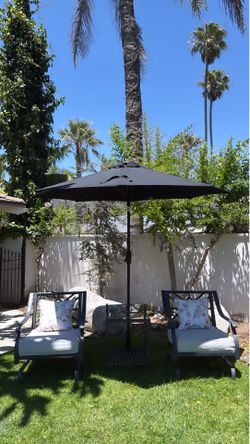 Darby Home Co- (2) Rocker Lounger Patio Set & Accessories