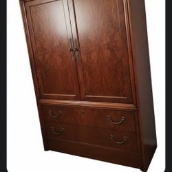 Drexel Heritage Flame Mahogany Armoire – Gentleman’s Chest