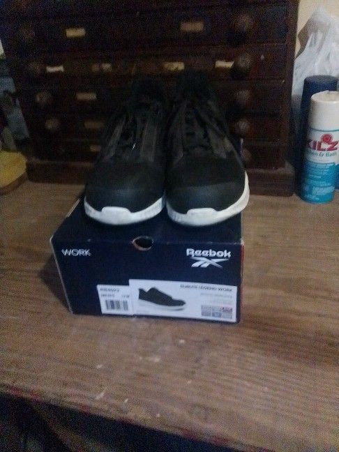 Mens Reebok Steel Toe Shoes Size 12M