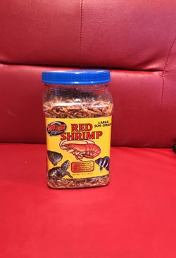Red shrimp for fish or turtle