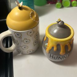 Pooh Mug And Jar