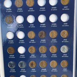 Lot Of 54 Wheat Pennies Lincoln Cent😎