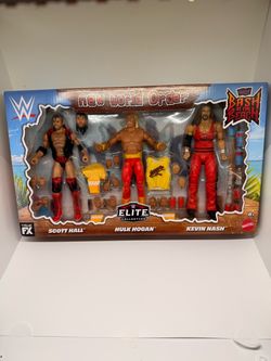 WWE Elite Collection 3-Pack Bash At The Beach: Scott Hall, Hulk Hogan, and Kevin Nash