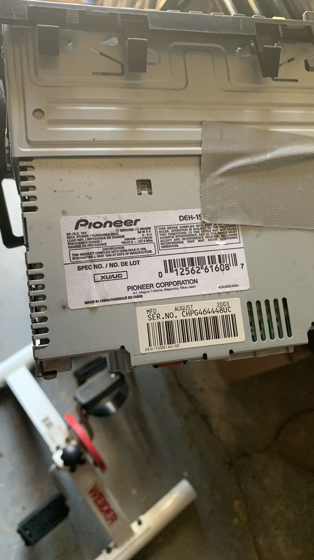 TOYOTA RAV4 XM RADIO 6 CD DISC CHANGER MP3 PLAYER OEM HEAD UNIT STEREO RAV 4