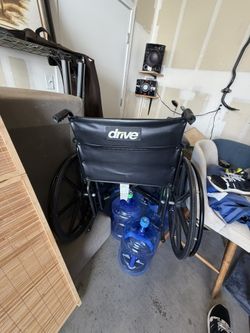 Drive Wheel Chair With Foot Supports