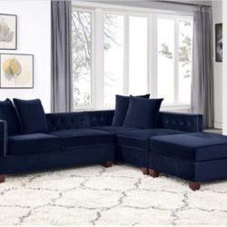 Sectional Sofa + Ottoman