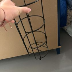 Trash Can And Toilet Paper Holder 