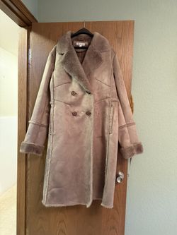 Via Spiga Women’s Faux Fur Coat NEW XXL