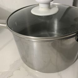 Stainless Steel Con Tapa 3 Qt