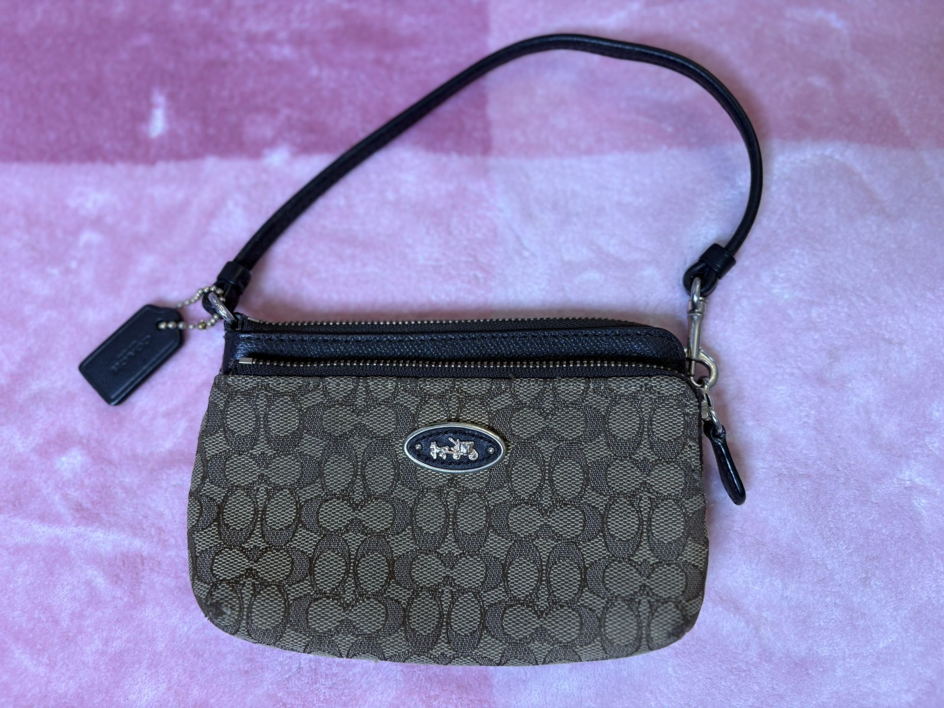 Small Coach Wristlet