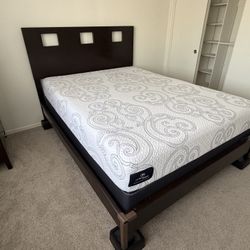 Bed Frame, Mattress and Box Spring