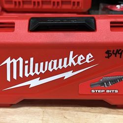 Milwaukee Black Oxide Step Drill Bit Set (10-Piece