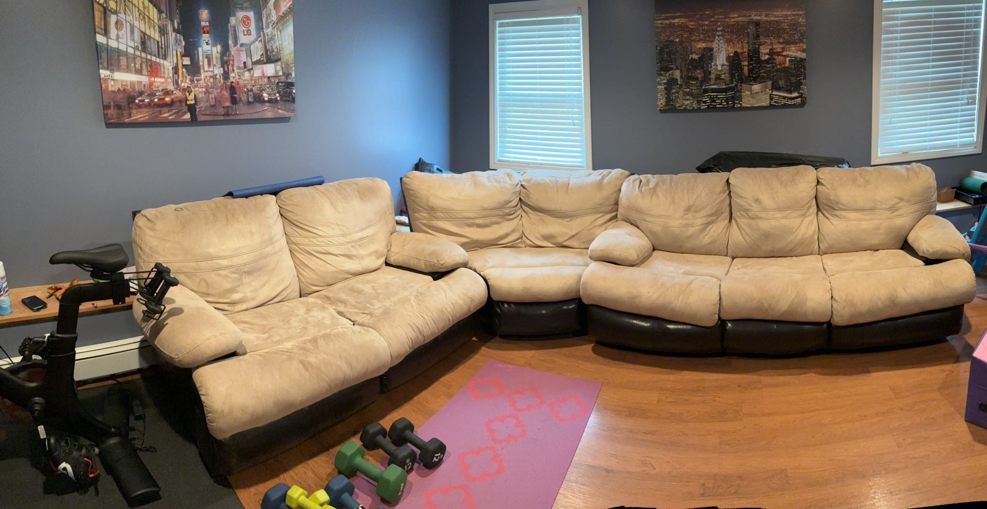 Free sectional - Must Be Picked Up Today