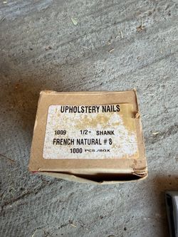 Upholstery Nails French Natural #8