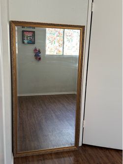 Vintage full length wall mirror