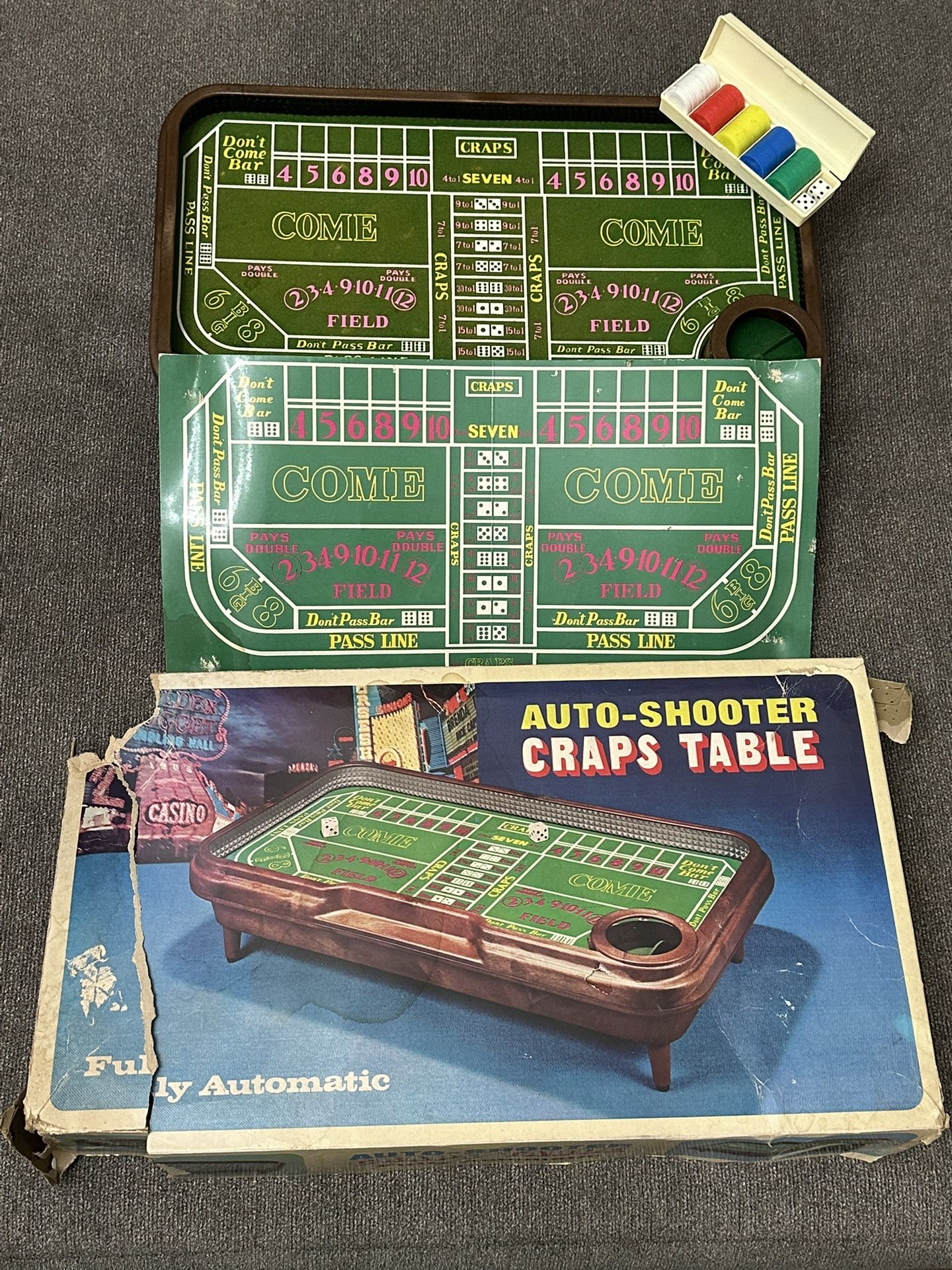 🎲 Vintage Auto-Shooter Craps Table – Fully Automatic & Working!