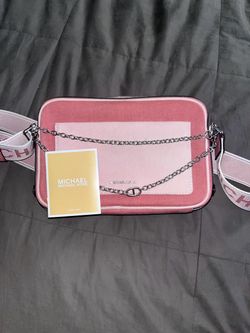 Michael Kors Pink Camera Crossbody Bag