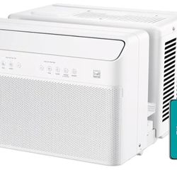 Midea 8,000 BTU U Shaped Smart Inverter Window Air Conditioner, Cools up to 350 Sq. Ft., 