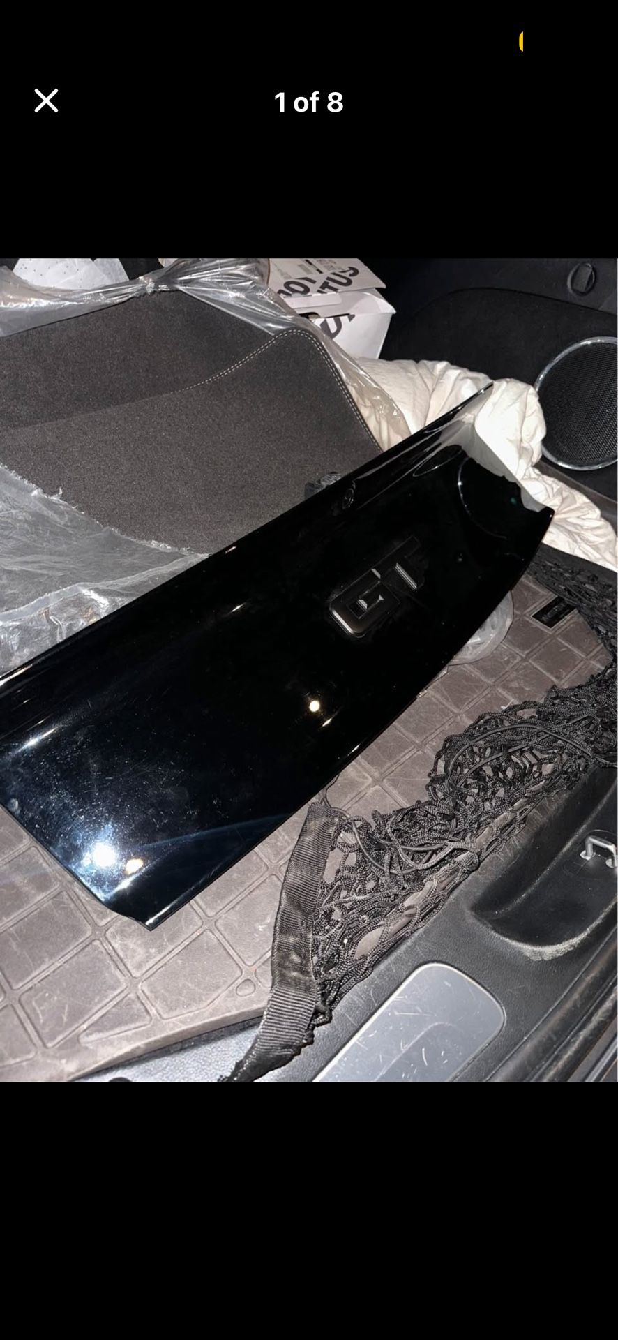 Ford Mustang Blacked Out Rear Deck Lid 2015-2022