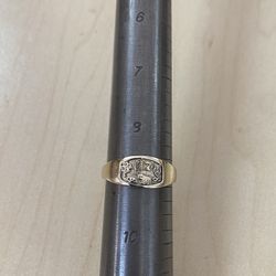 10k Gold Lucky Band 