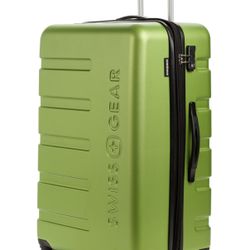 SWISSGEAR Signature 27” Large Checked Spinner in Lime