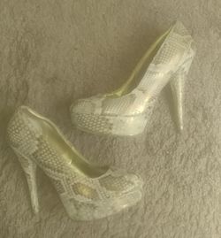 Snake Skin Heels