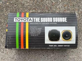 Vintage, NOS, Toyota 4” Speakers & Grills