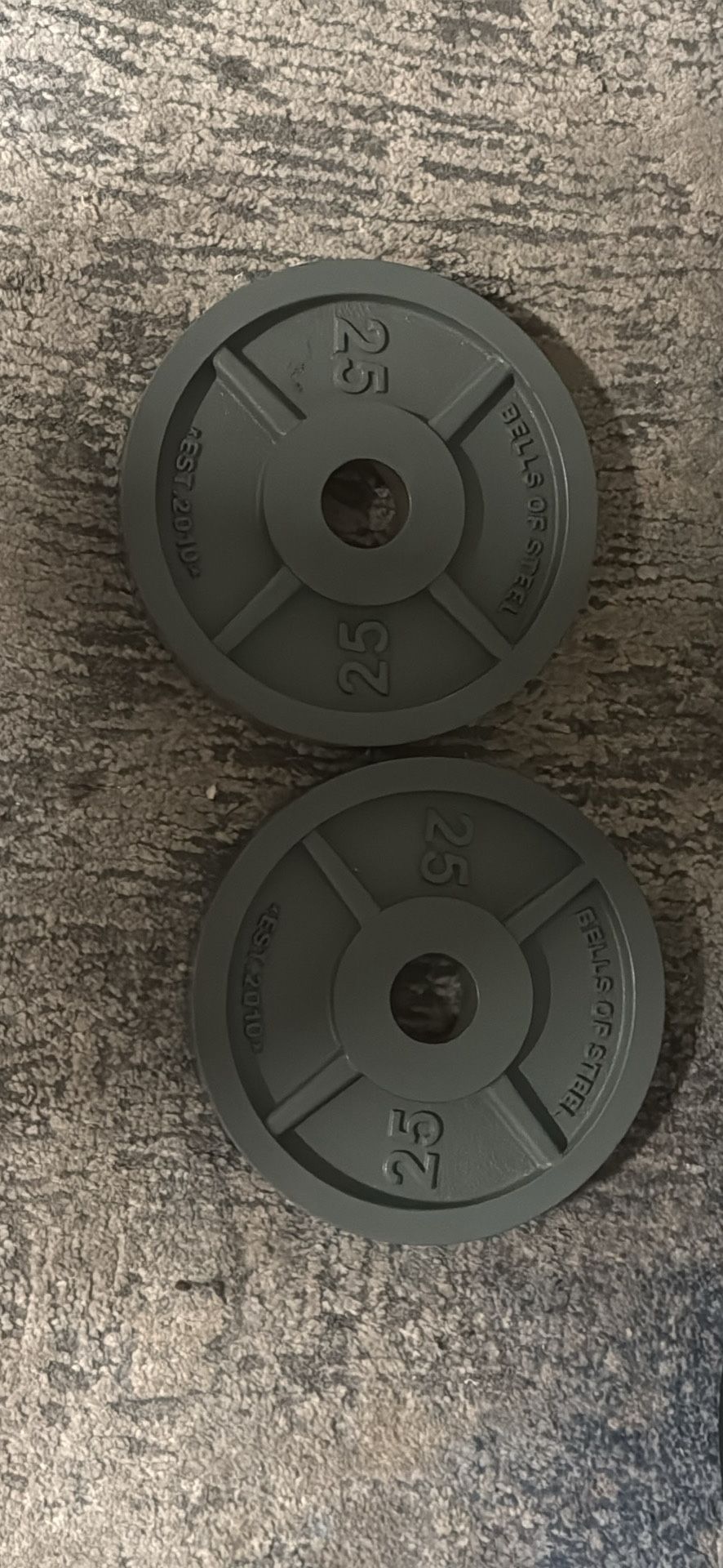 Bells Of Steel 25lbs Machined Plates