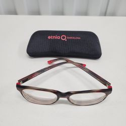 Etnia Barcelona Women's Eyeglasses Black Burgundy 56 With OEM Case