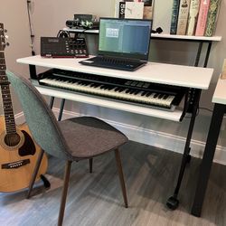 White Music/Studio Desk