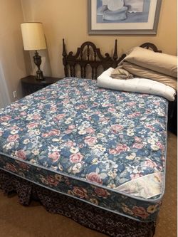 Cal king mattress/boxspring plus furniture