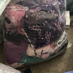 Free - Bag Of Various Fleece Fabric 