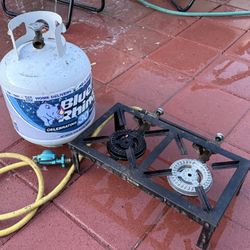 stove with cylinder 