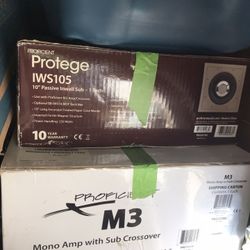 Proficient In-Wall Subwoofer And Amplifier 