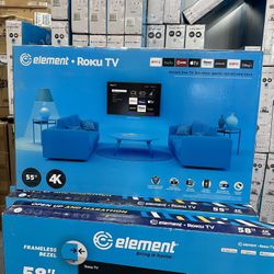 Element 55” Roku 4K Smart TV 