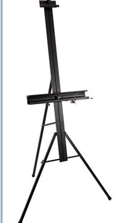 U.S. Art Supply 69" High Aluminum Single Mast Artists Studio Easel Stand for Sign and Floor Display