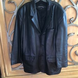Menu’s Black Leather jacket