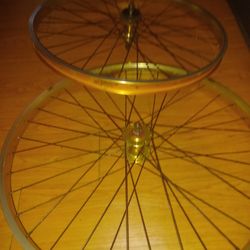 Se Racing 29" Gold Rims Handlebars And Stem Set $150