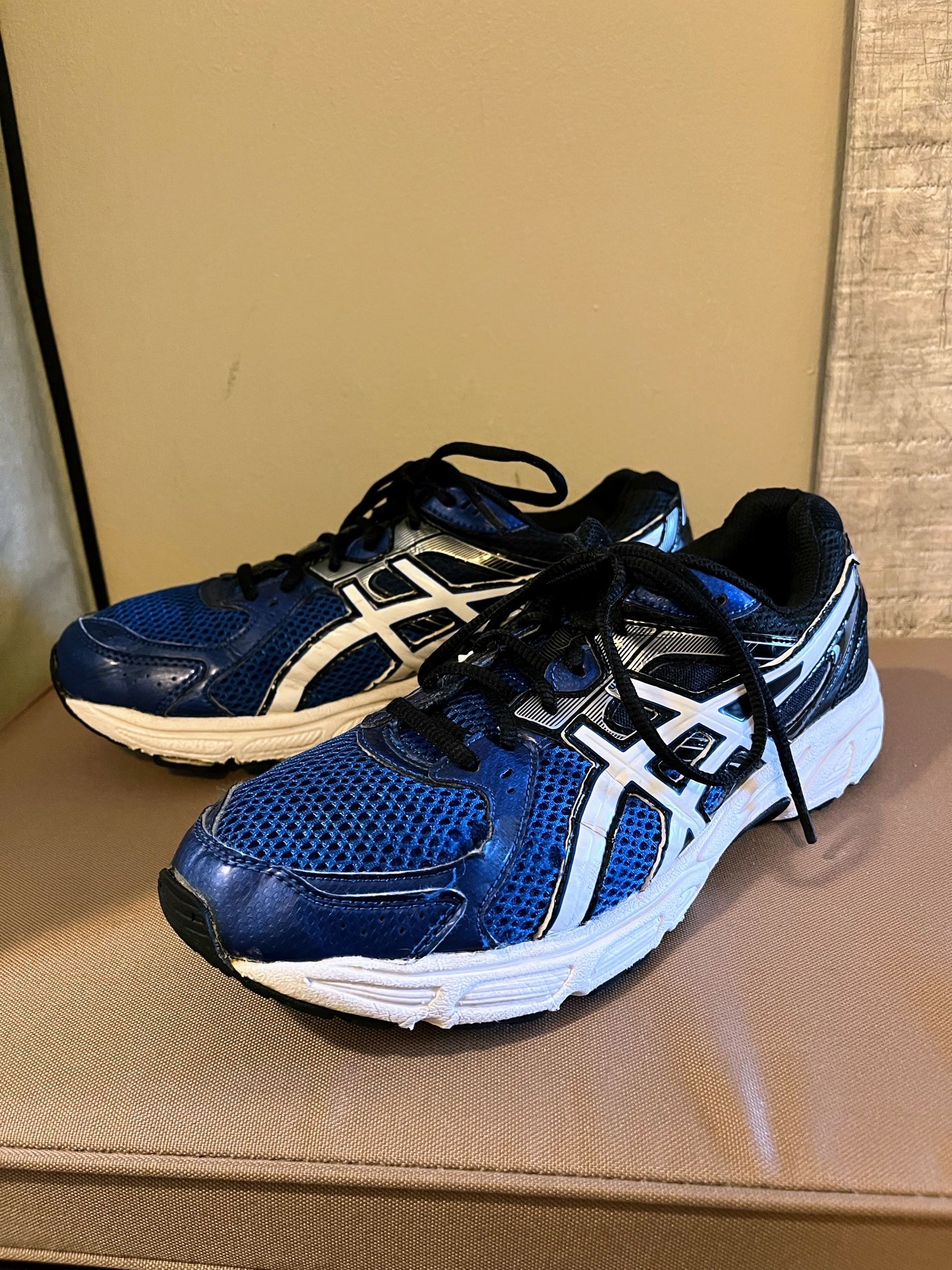 Asics Gel-Contend 3 Men’s Blue Black Running Training Shoes Size 10