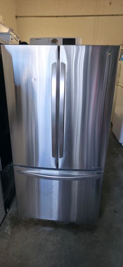 LG Modern Double Door Refrigerator + Large Freezer 
