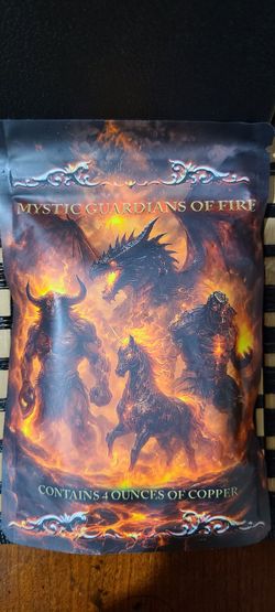 Mystic Guardians of Fire 4x 1oz Copper Bars